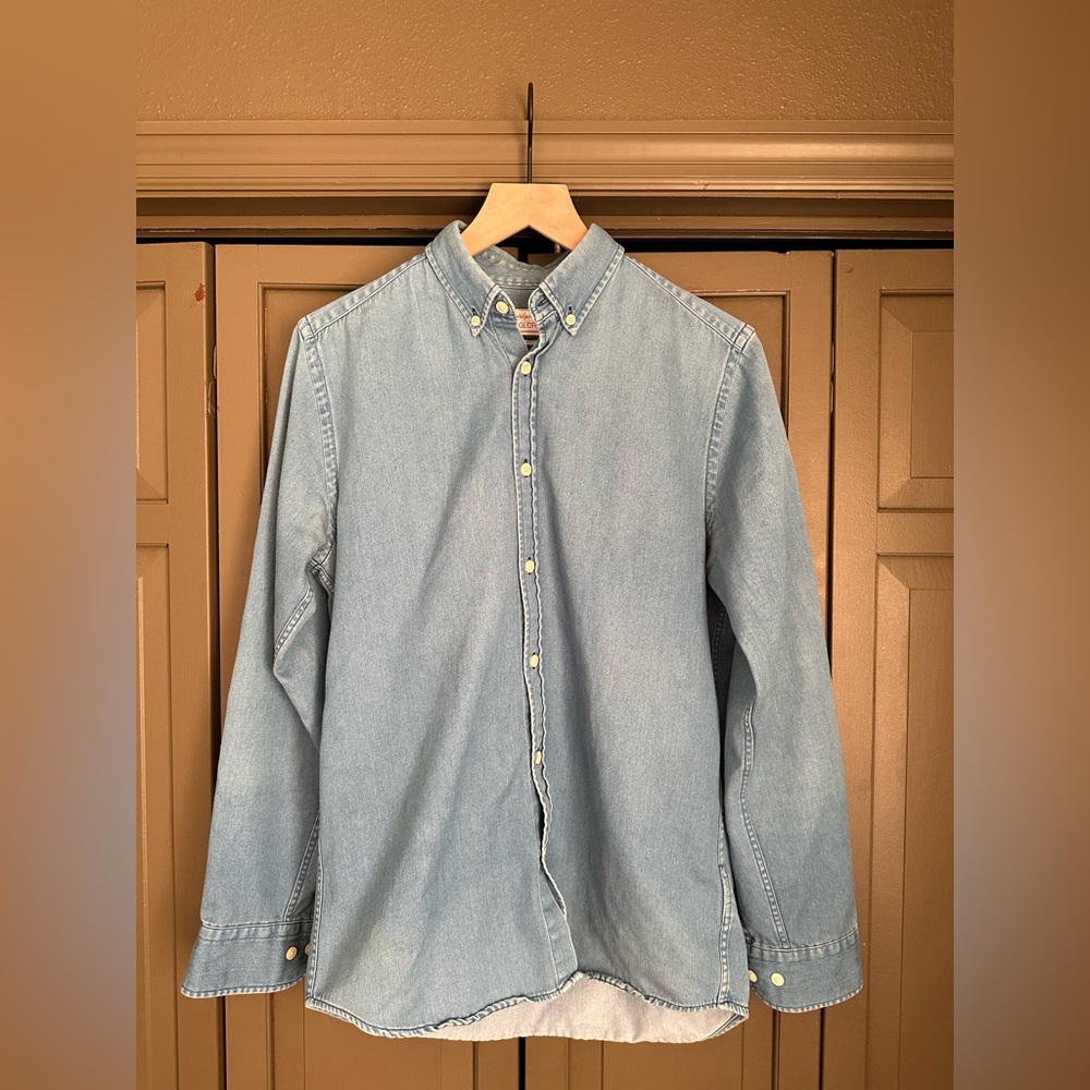 Denim button up